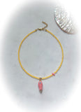 Marigold Beads + Soft Pink Fish