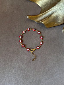 Red Lucky Eye Chain Bracelet
