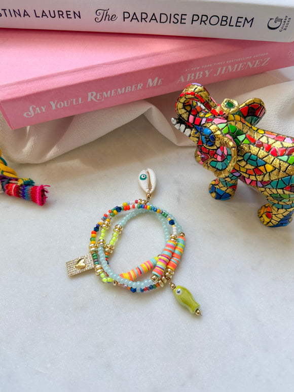 Light Blue Bracelet Set