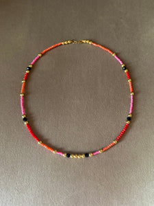 Pink and Orange Choker