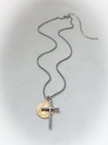 Saint Benedict Medal and Cross Metal Mix Necklace