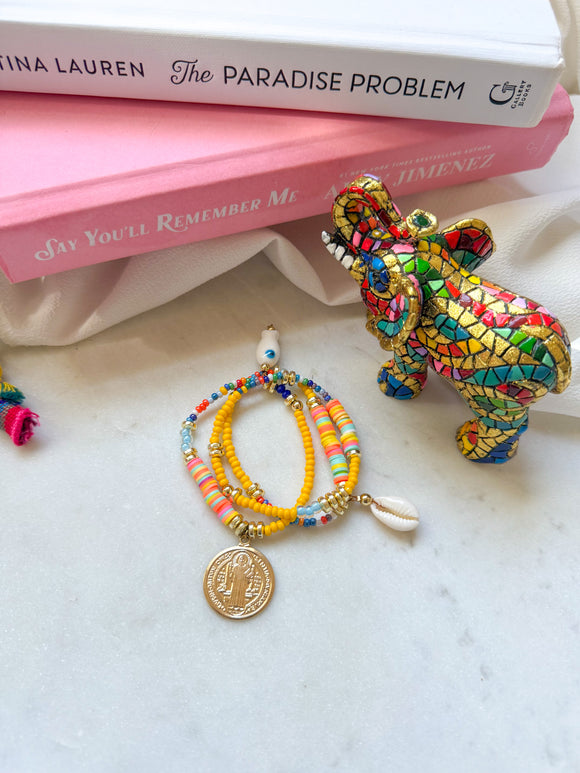 Yellow Bracelet Set