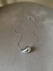 Silver Drop Necklace