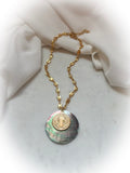 Nacar St. Benedict Chain Necklace