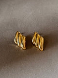 Stainless Steel Gold Earrings