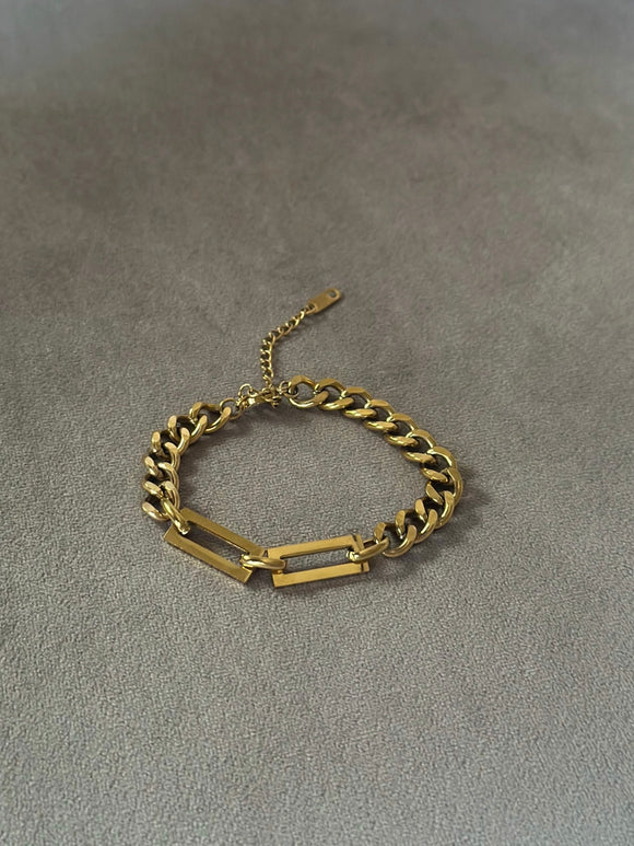 Olive Link Bracelet