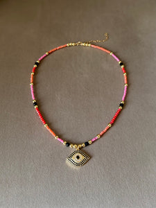 The Eye Beaded Necklace