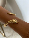 Flexible Snake Cuff Bracelet